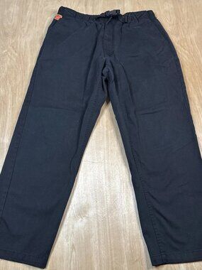 Empyre Mens Black Wide Leg Belted Skate Pants Size 32